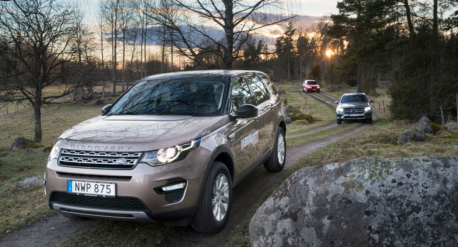 Test: BMW X3, Land Rover Discovery och Mercedes GLC (2016)