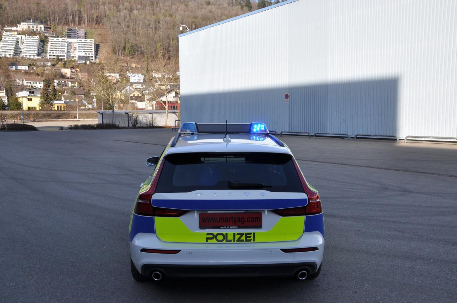 Volvo V60 som polisbil