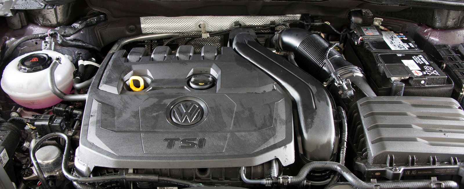 Golfprogrammets nya basbensinare, med silkeslen, nästan ljudlös tomgång och trivsamt mjuk karaktär i alla register. Lite mer vridmoment kanske, VW?