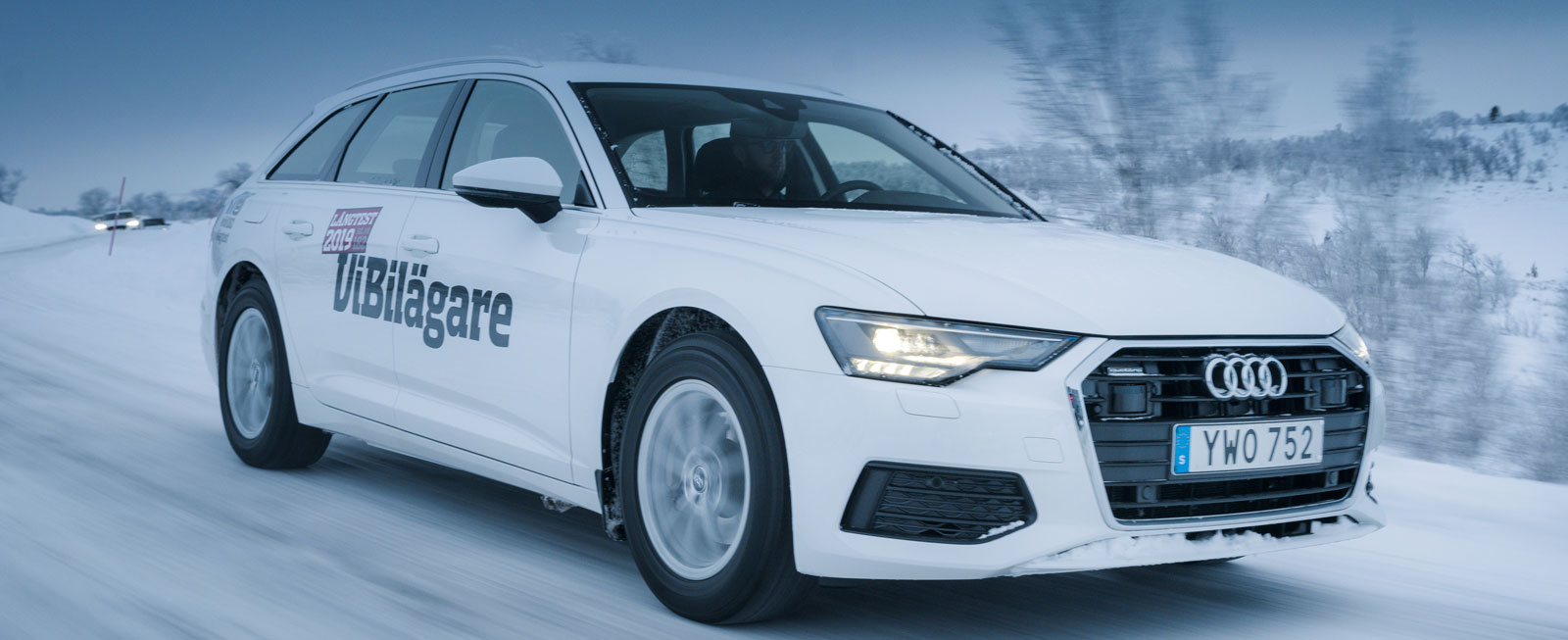 Testvärden: Audi A6, Dacia Duster, Ford Focus, Hyundai Kona och Volvo V60 (2019)