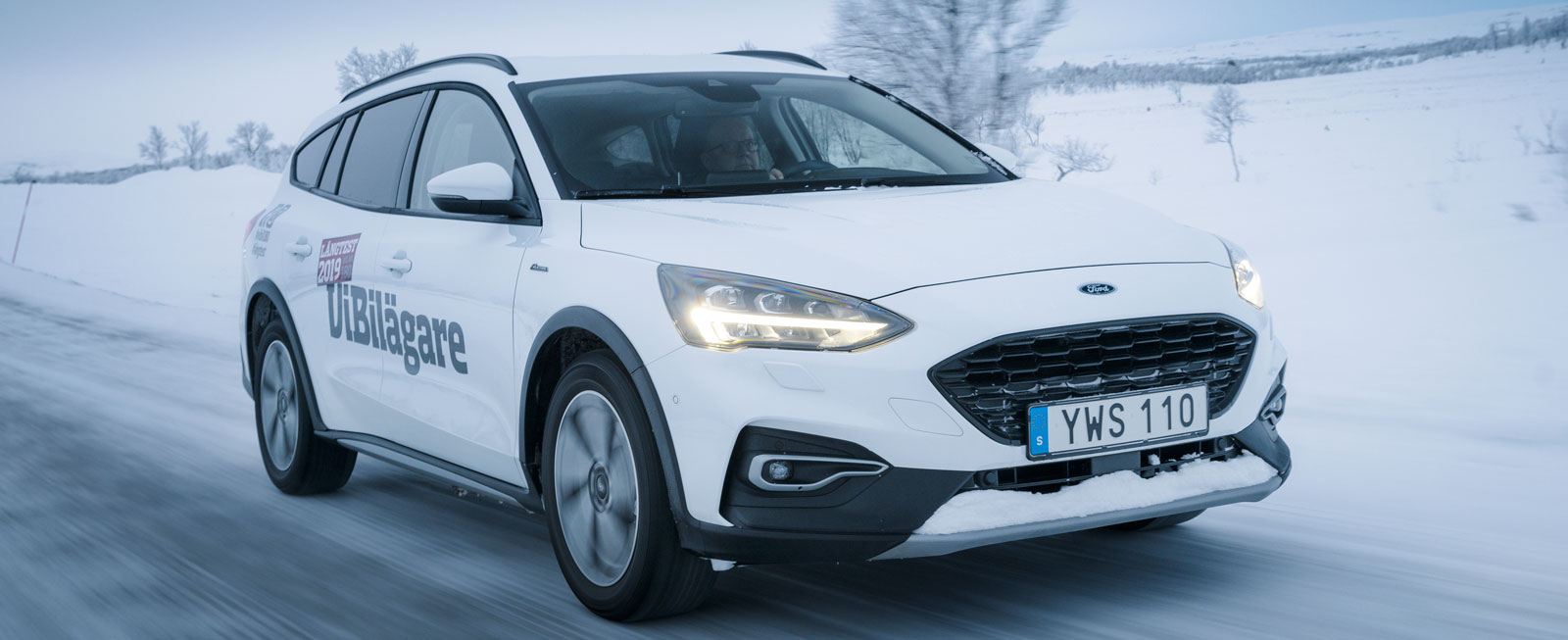 Testvärden: Audi A6, Dacia Duster, Ford Focus, Hyundai Kona och Volvo V60 (2019)