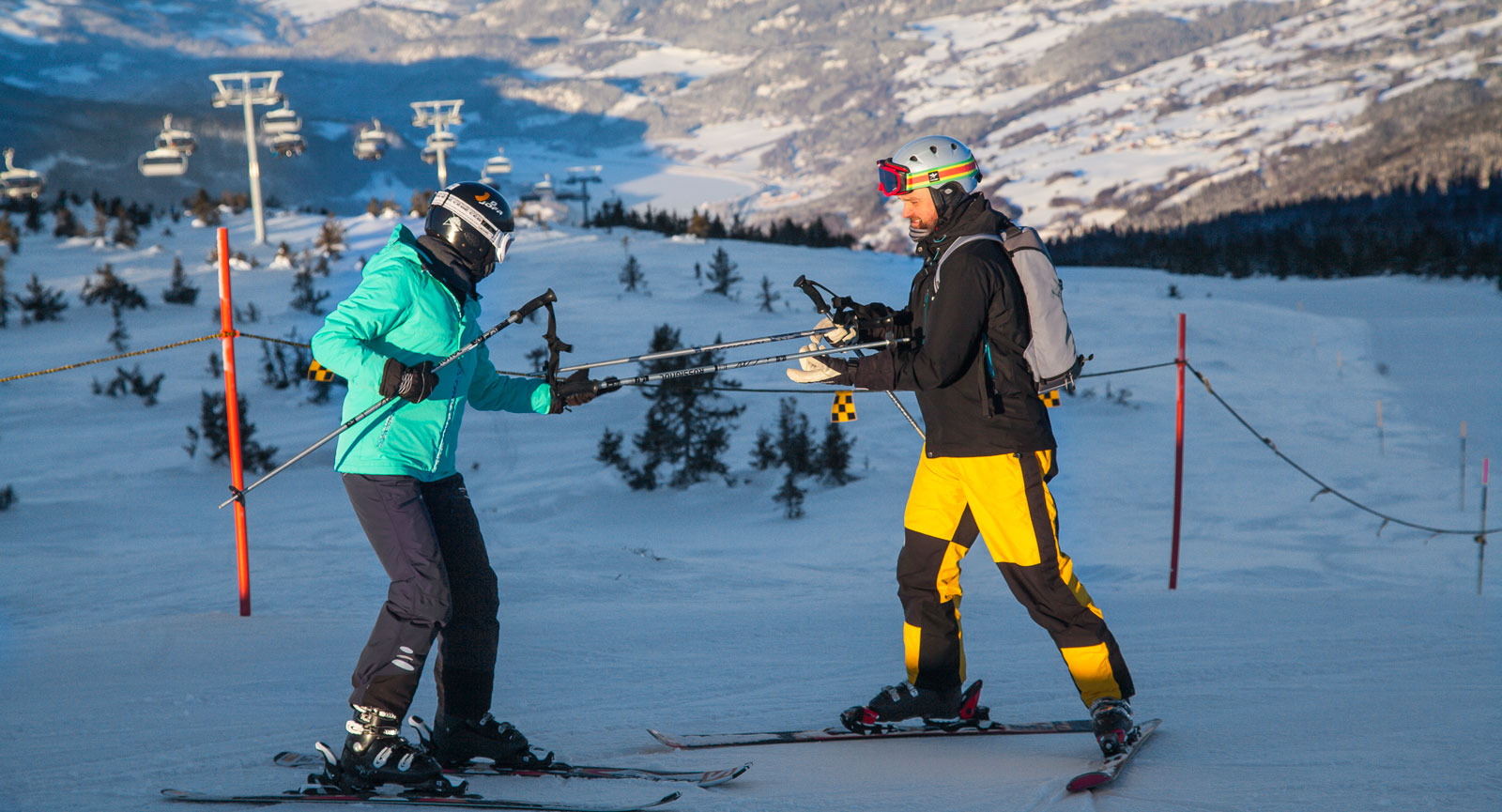 I Hafjell med vidunderlig utsikt ända bort till Jotunheimen avgjordes slalomtävlingarna och kombinationen i OS i Lillehammer 1994.