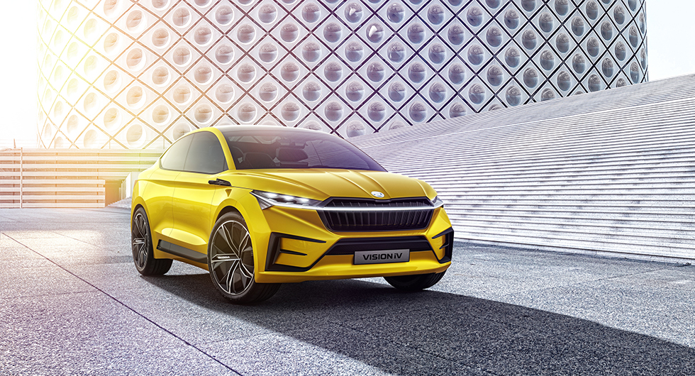 Skoda Vision iV skådar in i framtiden