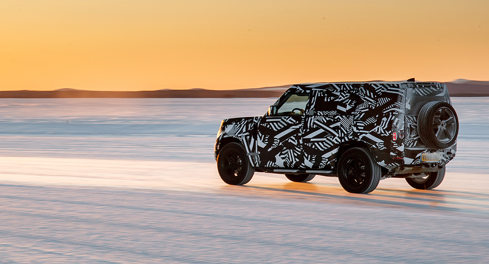 Här testas nya Defender