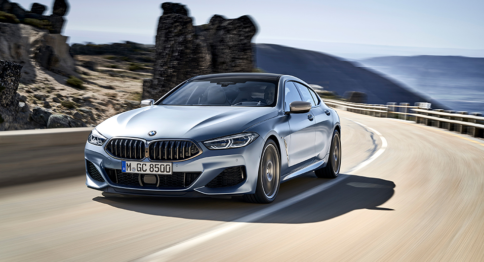 8-serie Gran Coupé bredaste BMW-baken