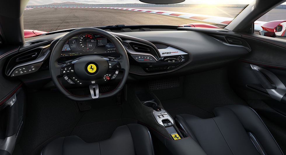 SF90 Stradale första laddhybriden från Ferrari