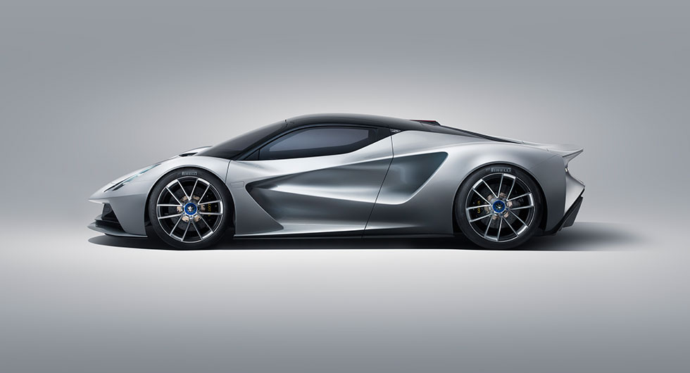 Lotus presenterar den sportiga elbilen Evija