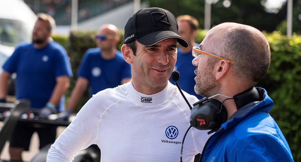 Romain Dumas. Foto: VW Motorsport