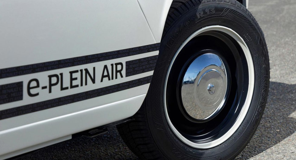 Klassiska Renault 4 som elbil