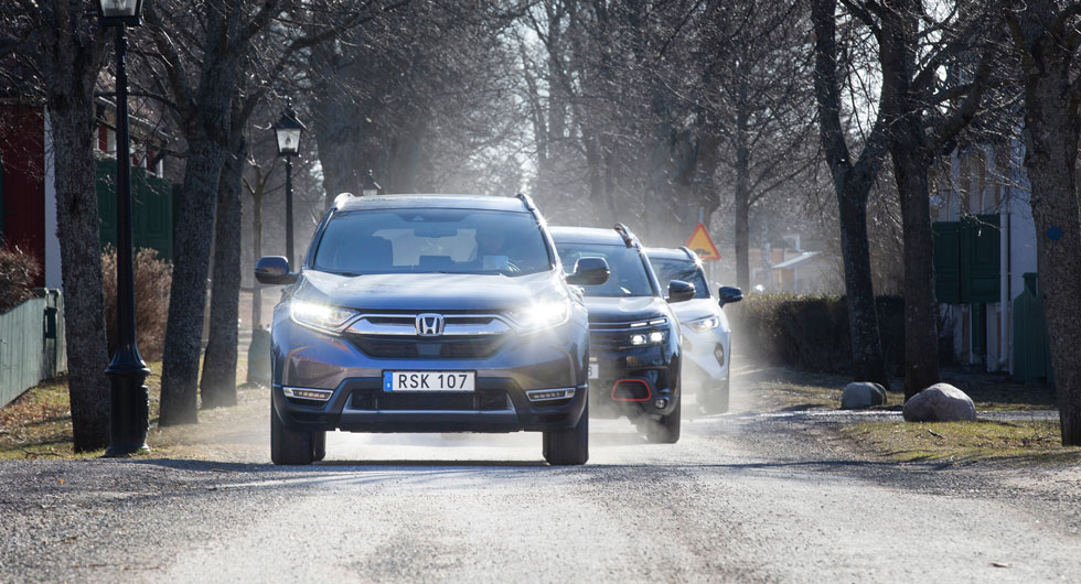 Stads- och lågfartstrafik är hybridbilarnas hemmaplan medan Citroën helst kryssar på landsväg.
