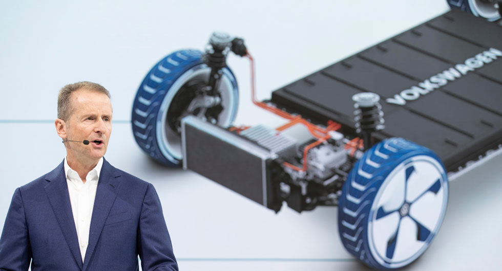 VW:s styrelseordförande, Herbert Diess har utlovat 70 nya elbilsmodeller till 2028 och totalt ska VW bygga 22 miljoner elbilar de kommande tio åren.