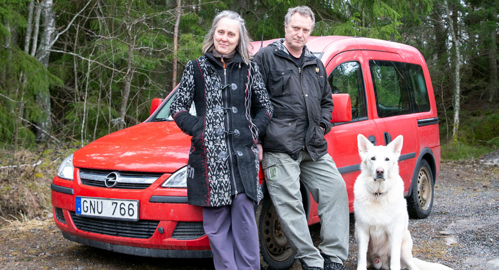Malin Hülpers och Jan Levander hade precis haft sin Opel Combo inne på verkstad för att laga gassystemet när bilen skulle in på besiktning.