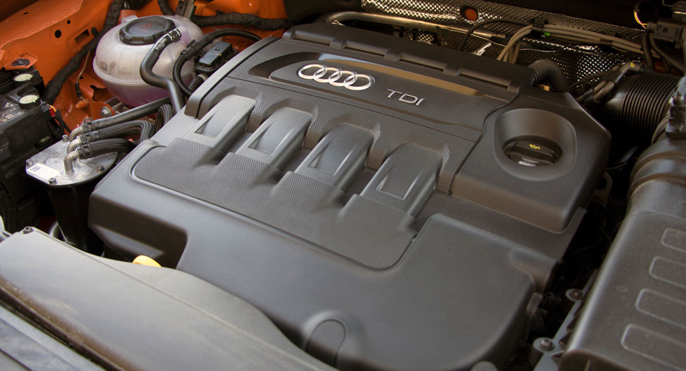 Audi: Dieselmaskinen på 190 hk döljer sig bakom den kryptiska benämningen. En stark men inte påtagligt bränslesnål kraftkälla.