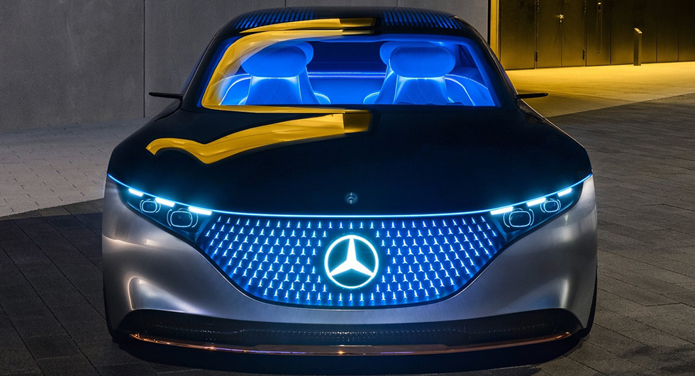 Mercedes EQS en S-klass från framtiden