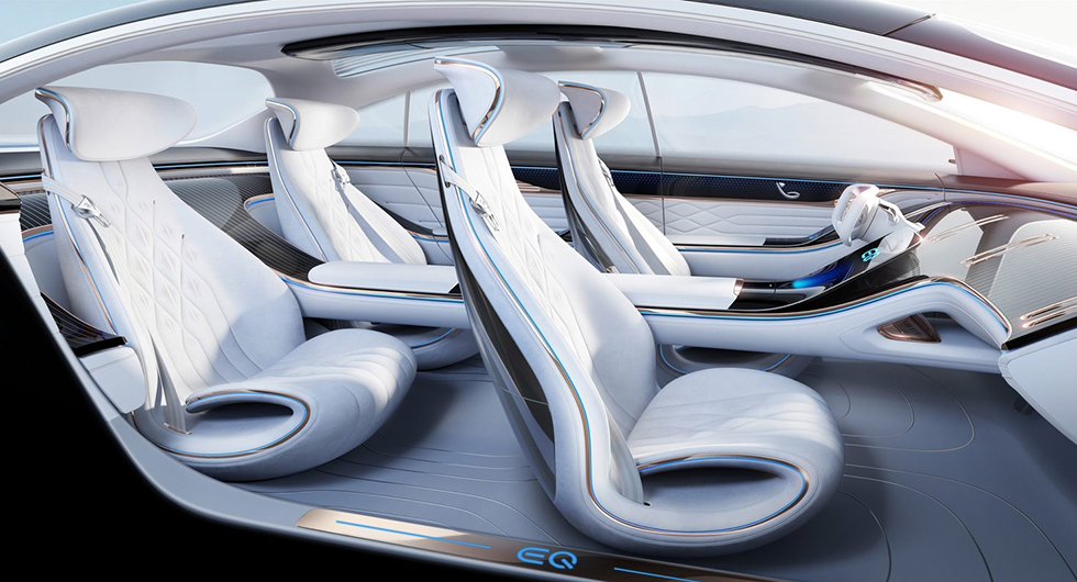 Mercedes EQS en S-klass från framtiden