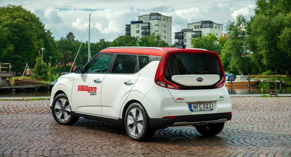 Testvärden: Hyundai Kona Electric, Kia e-Soul och Nissan Leaf