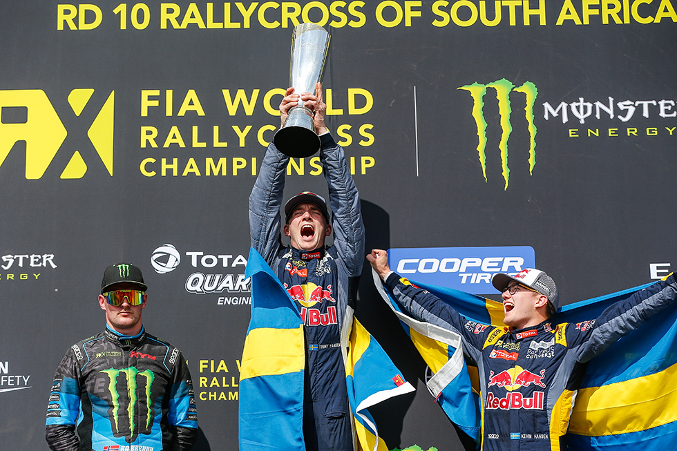 Timmy Hansen är världsmästare i rallycross