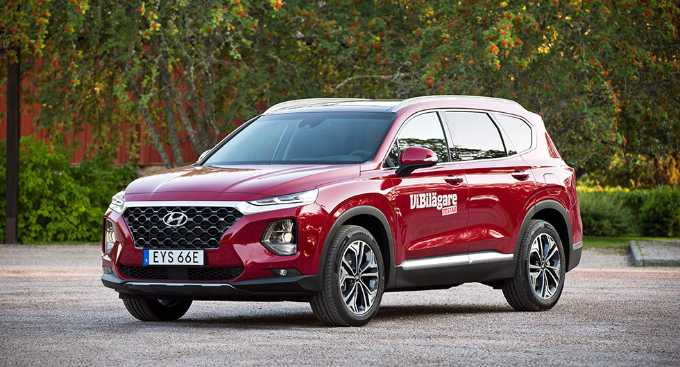 Hyundai Santa Fe 2,2 CRDi (7p). Grundpris: 464 800 kr.