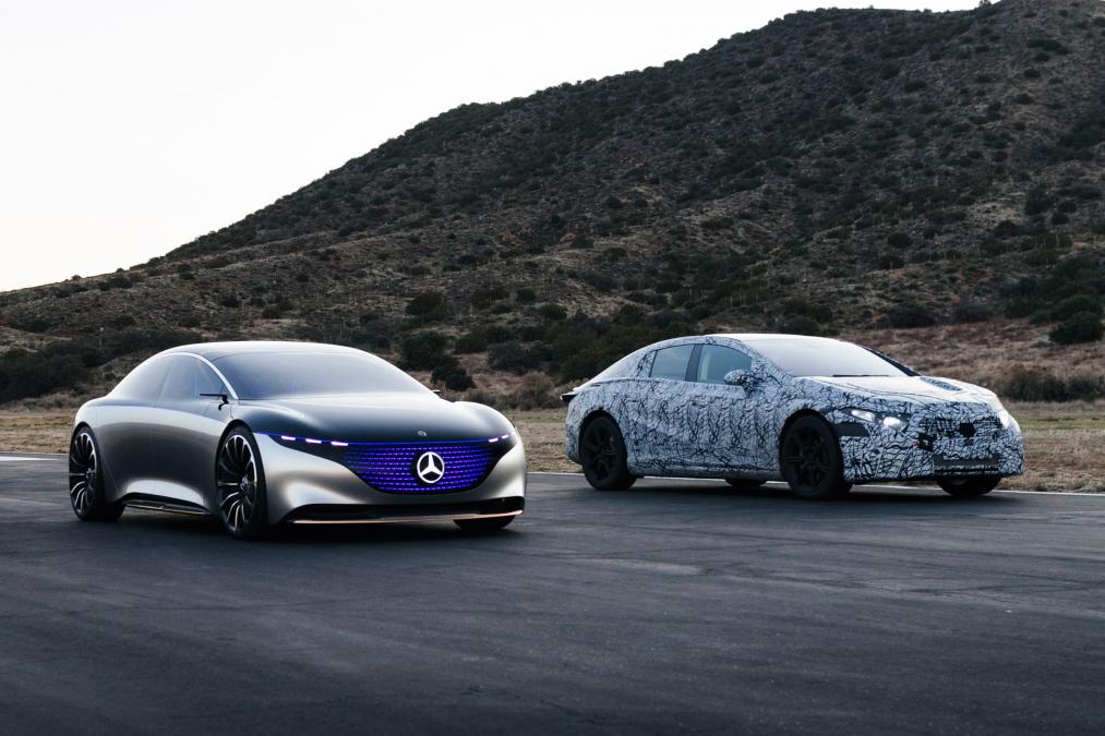 Mercedes EQS smygvisad – här är nya toppmodellen med eldrift