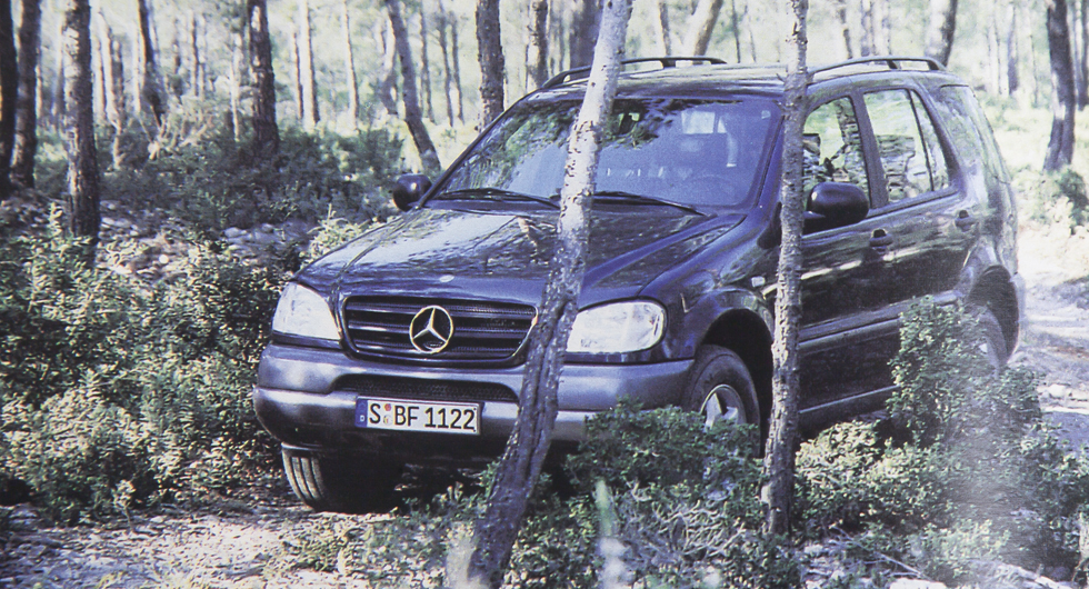 Mercedes ML passade både i skogen och utanför finkrogen – en statusvagn för 20 år sedan.