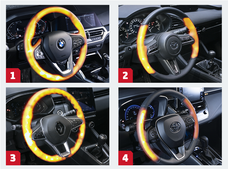 Vintertest: BMW 3-serie, Mazda 3, Renault Clio, Tesla Model 3 och Toyota Corolla (2020)