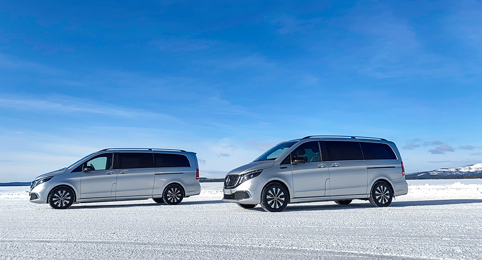 Då börjar Mercedes elbuss EQV säljas i Sverige
