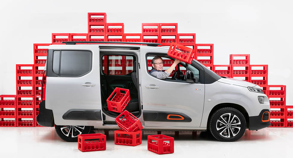 Citroën Berlingo utnyttjar sin storlek mycket effektivt.