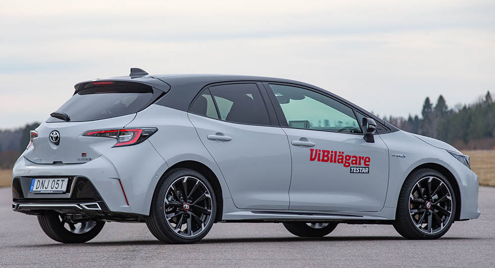 Toyota Corolla får dåligt resultat i vårt läskbackstest. Ingen storlastare!