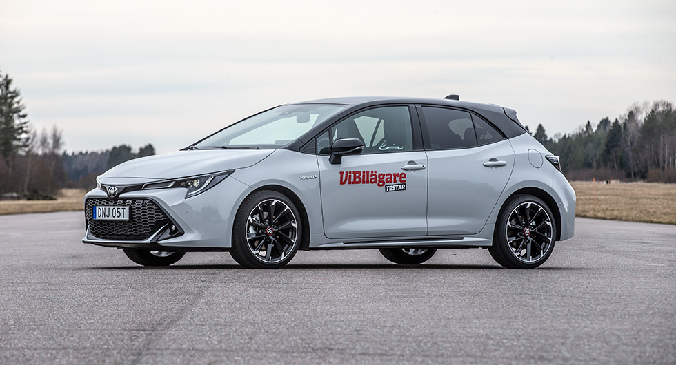 Testvärden: Kia XCeed, Skoda Scala, Toyota Corolla, Volkswagen Golf (2020)