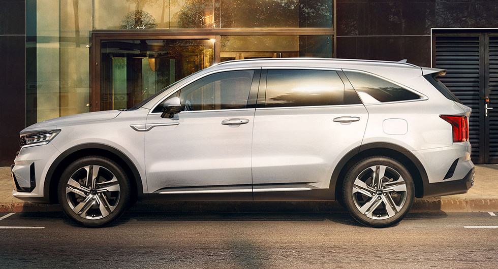 Döda vinkeln i blickfånget på nya Kia Sorento