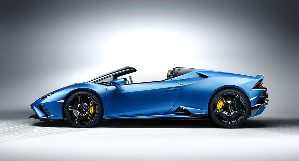 Lamborghini lanserar Huracán EVO RWD Spyder med förstärkt verklighet