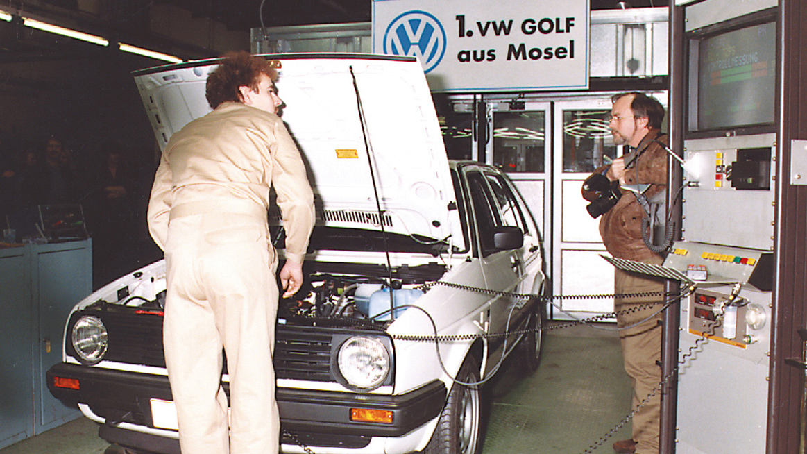 Volkswagens klassiska fabrik har byggt sin sista förbränningsbil