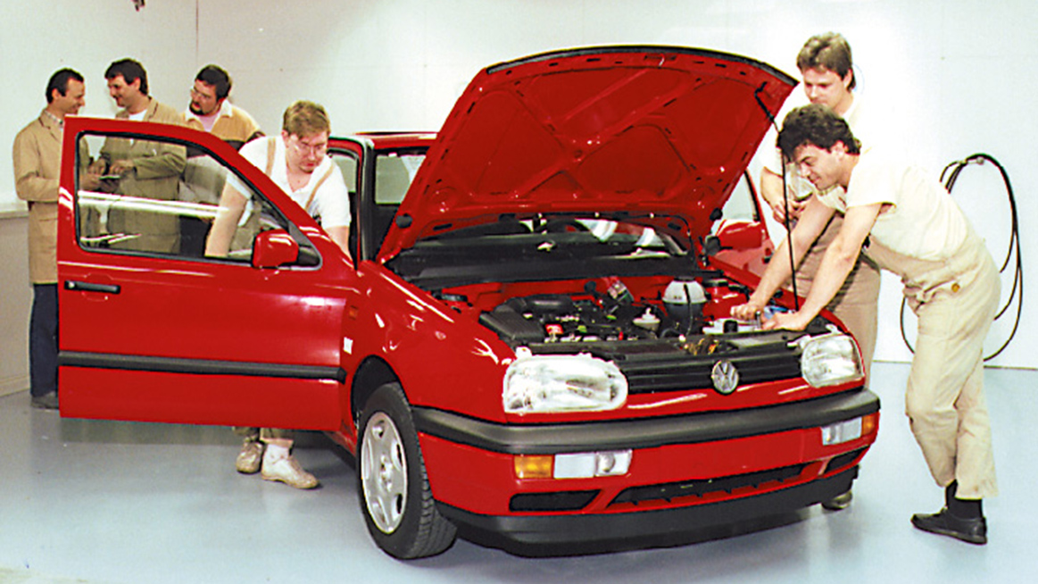 Volkswagens klassiska fabrik har byggt sin sista förbränningsbil