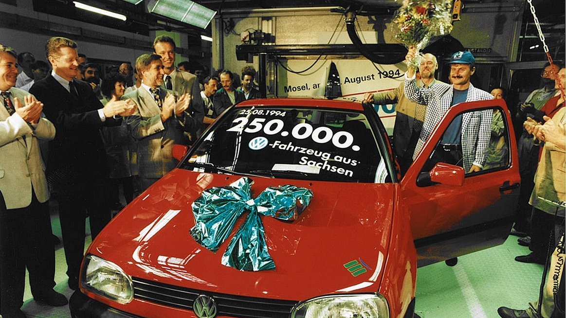 Volkswagens klassiska fabrik har byggt sin sista förbränningsbil