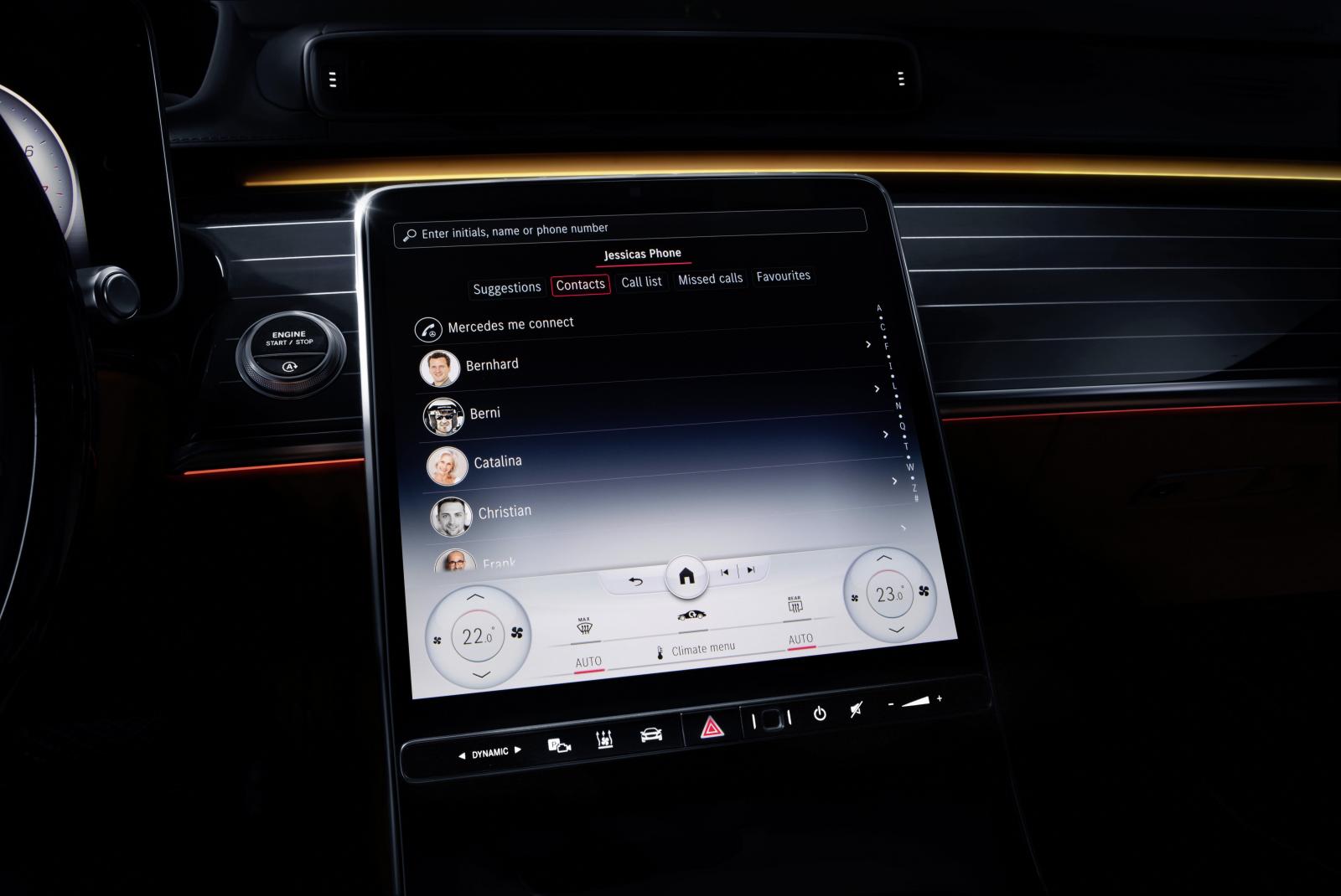 Djupdykning: Mercedes S-klass först ut med nya infotainmentsystemet