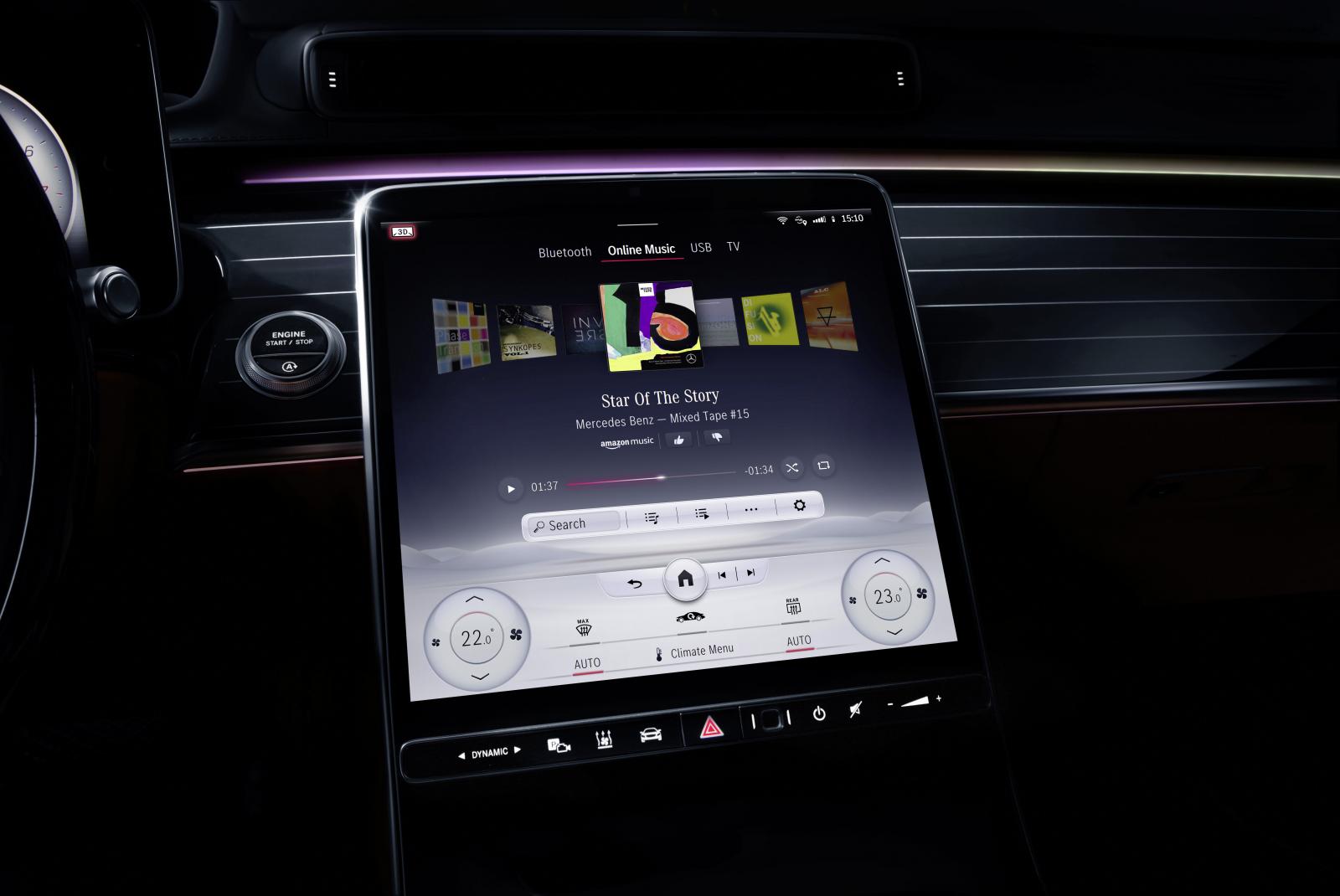 Djupdykning: Mercedes S-klass först ut med nya infotainmentsystemet