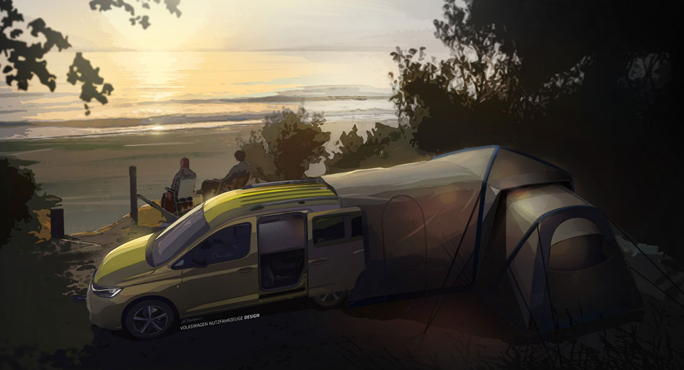 Mini-camper heter Volkswagens nya campingbil