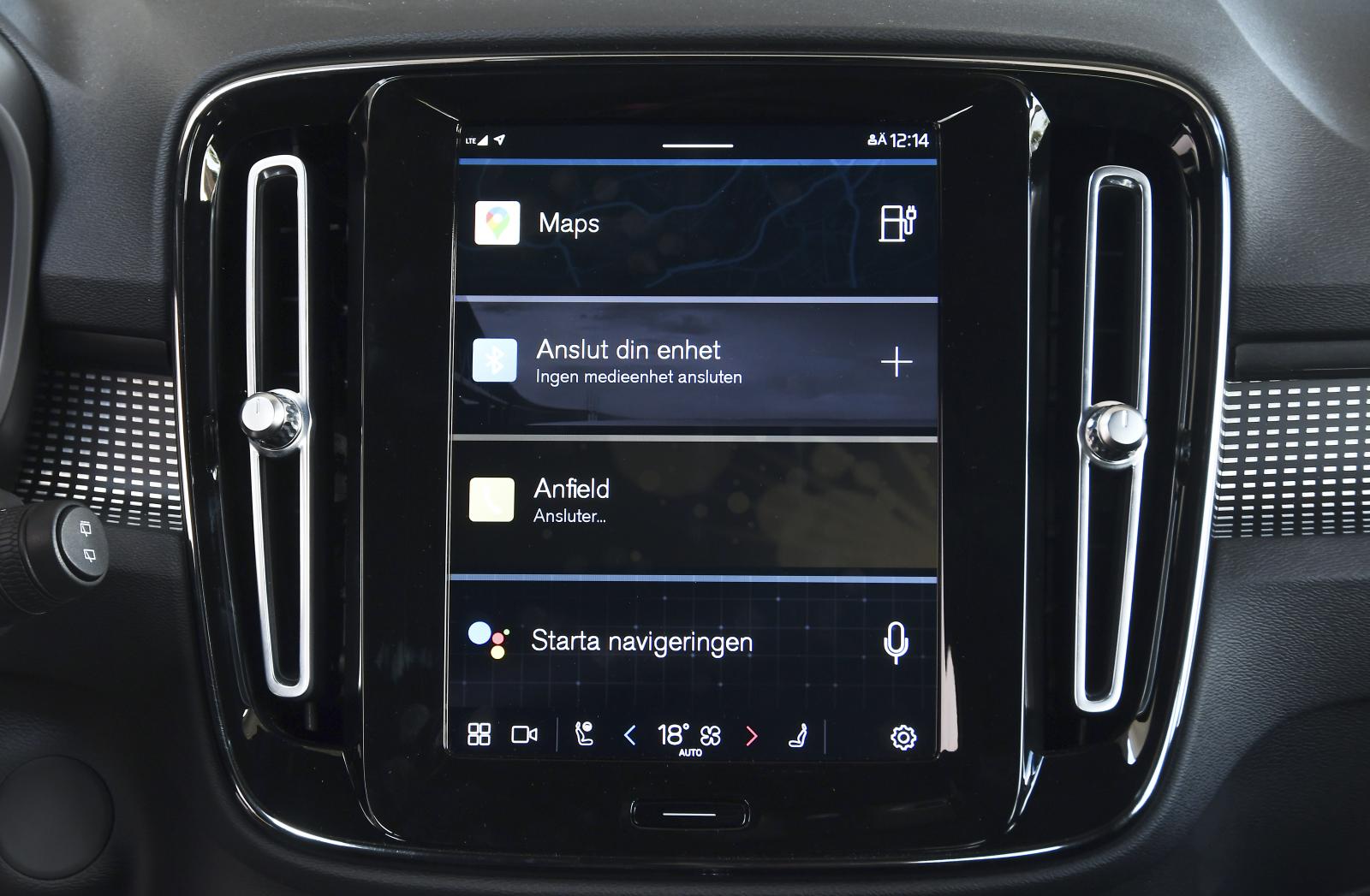 Övergången från Volvo Sensus till Android har grafiskt passerat nästan obemärkt.