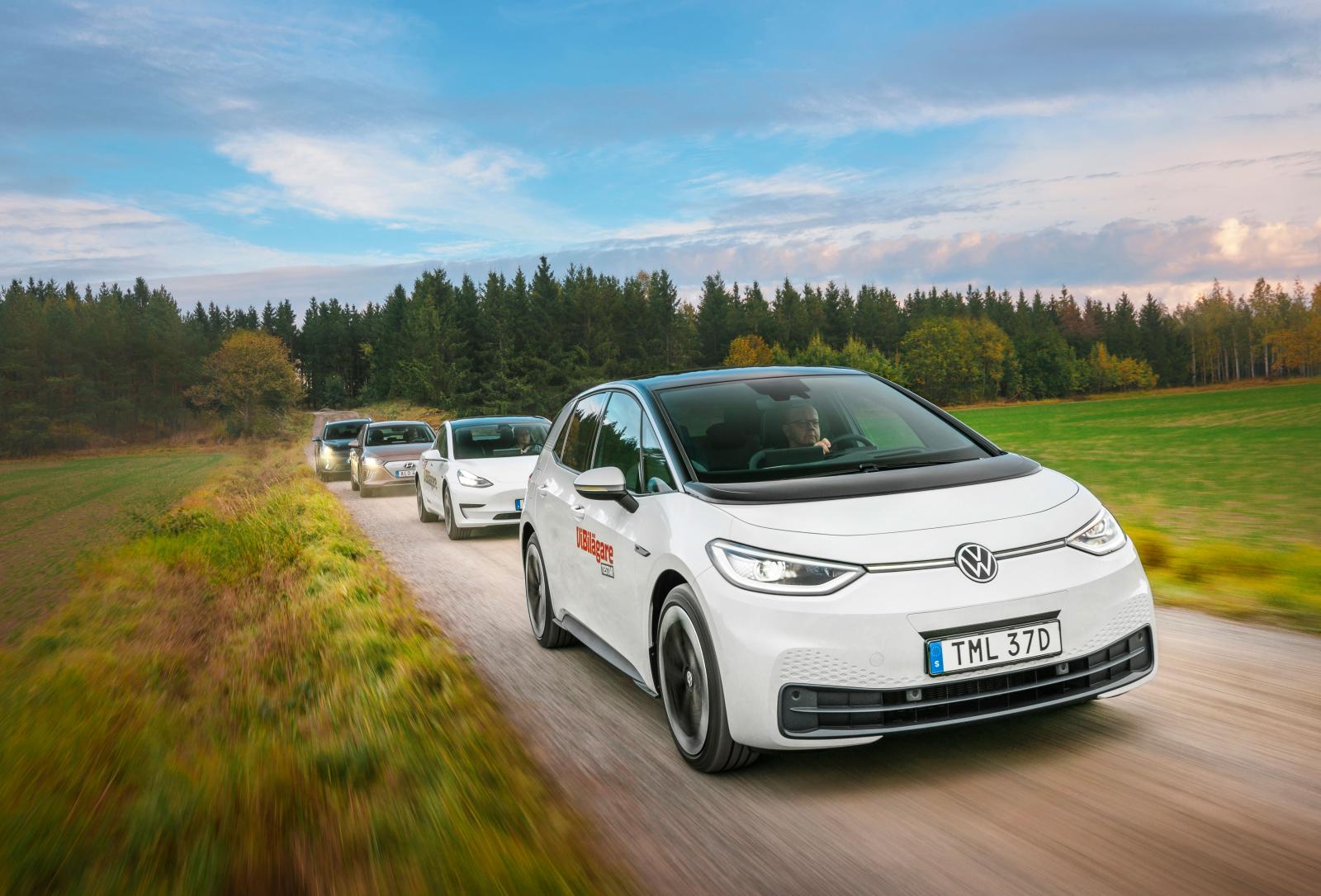 ID.3 är först ut i VW:s elektriska bredsida. Just efter lanseringen kom crossovern ID.4.