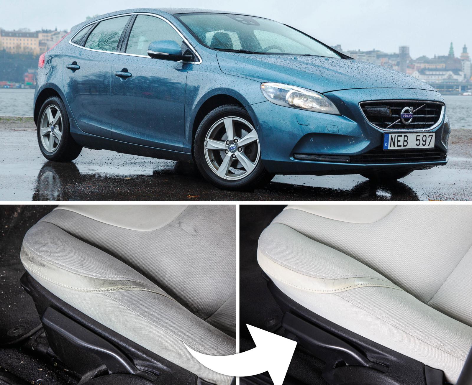 Bilhandlaren kan få 9 100 kronor mer betalt för bilen genom att skruva tillbaka en Volvo V40 från 10 000 till 6 000 mil. En enkel interiörtvätt kan vara allt som behövs.