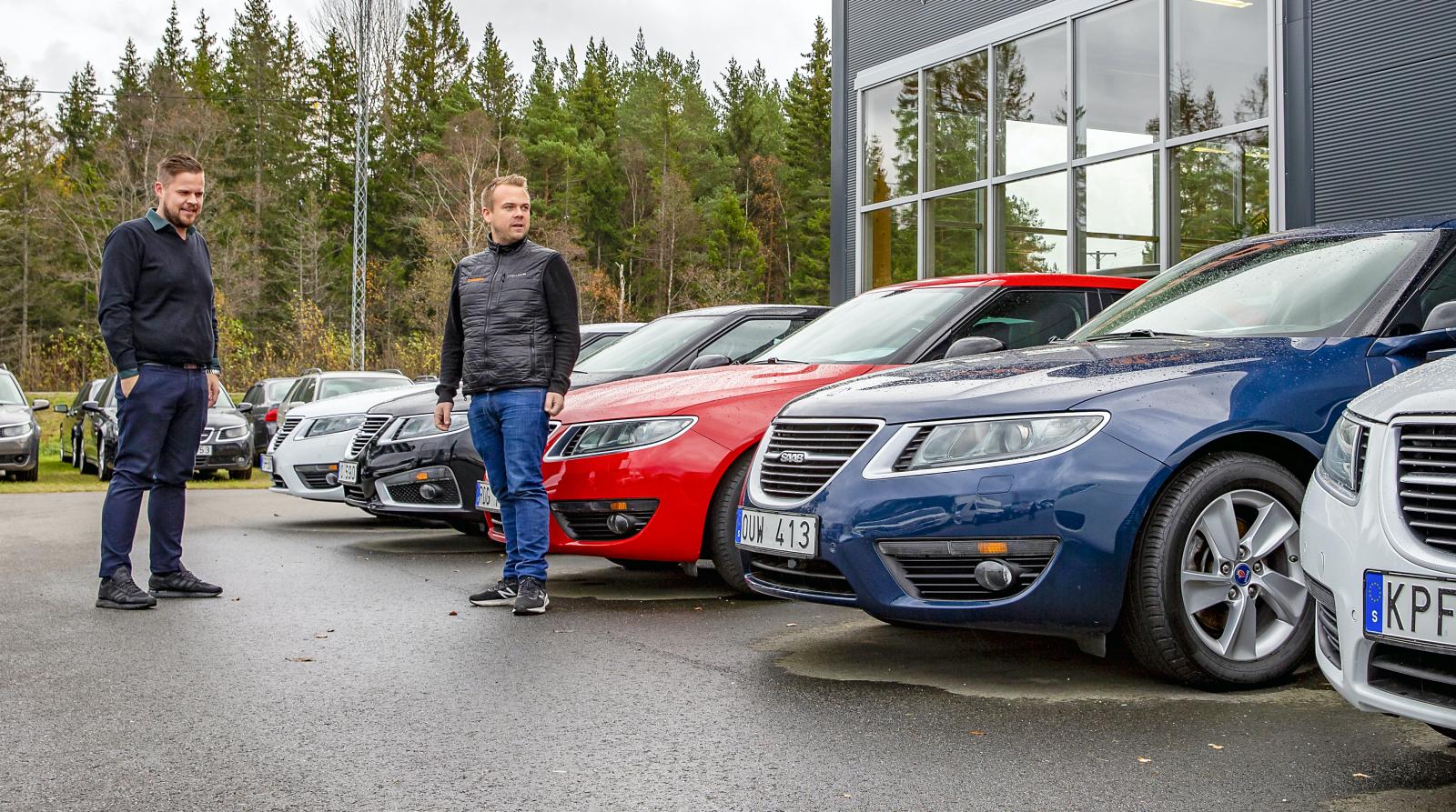 Nya 9-5, särskilt toppmodellen Aero med stora motorn, väcker också intresse utomlands.