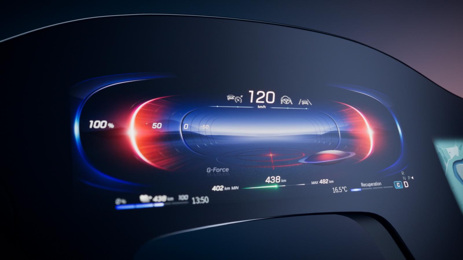 Mercedes visar nya ”hyperskärmen” i elbilsmodellen