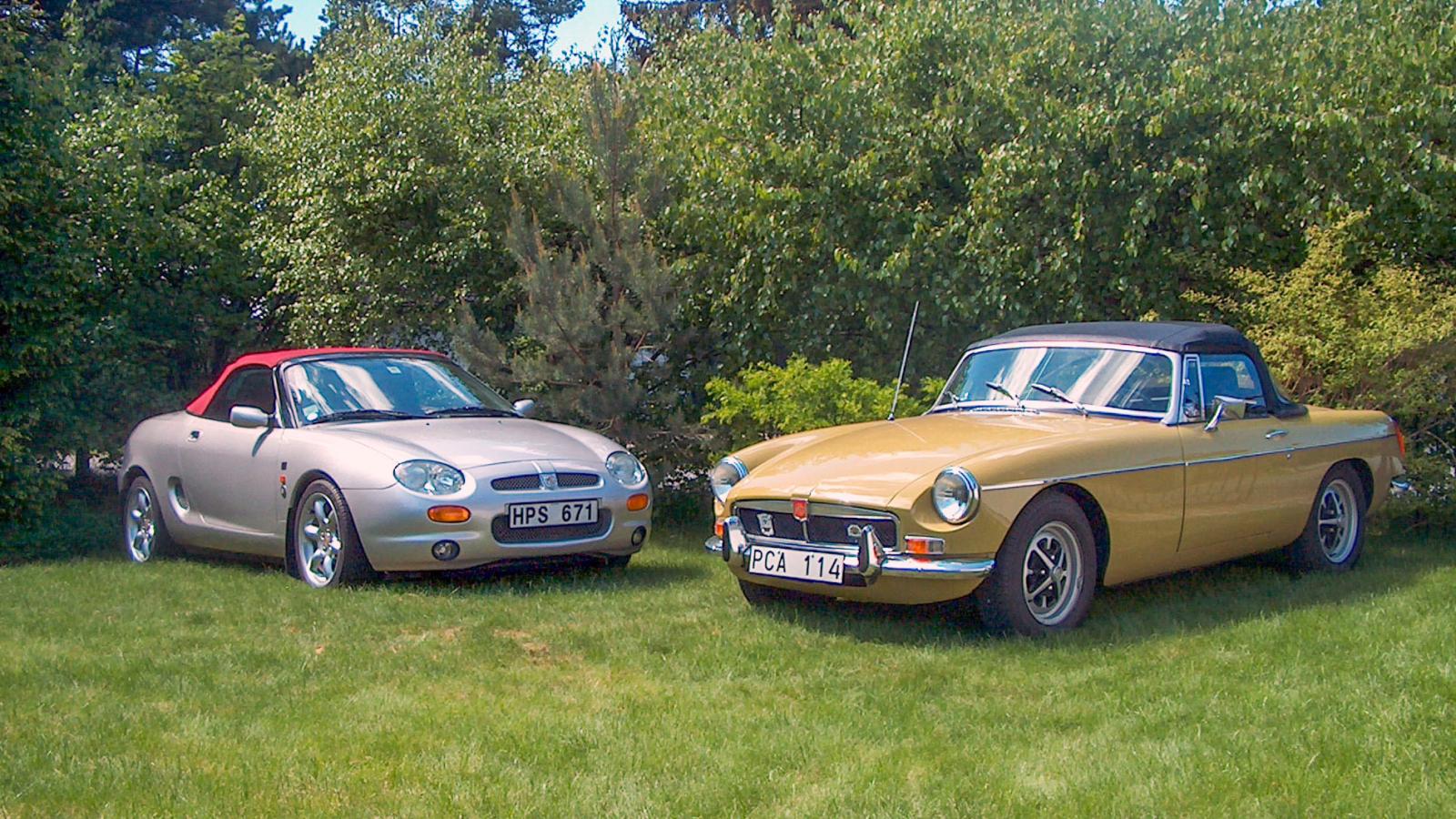Snart kan MGF -99 och MGB -73 få kinesiskt sällskap på bilträffen. Foto: Privat