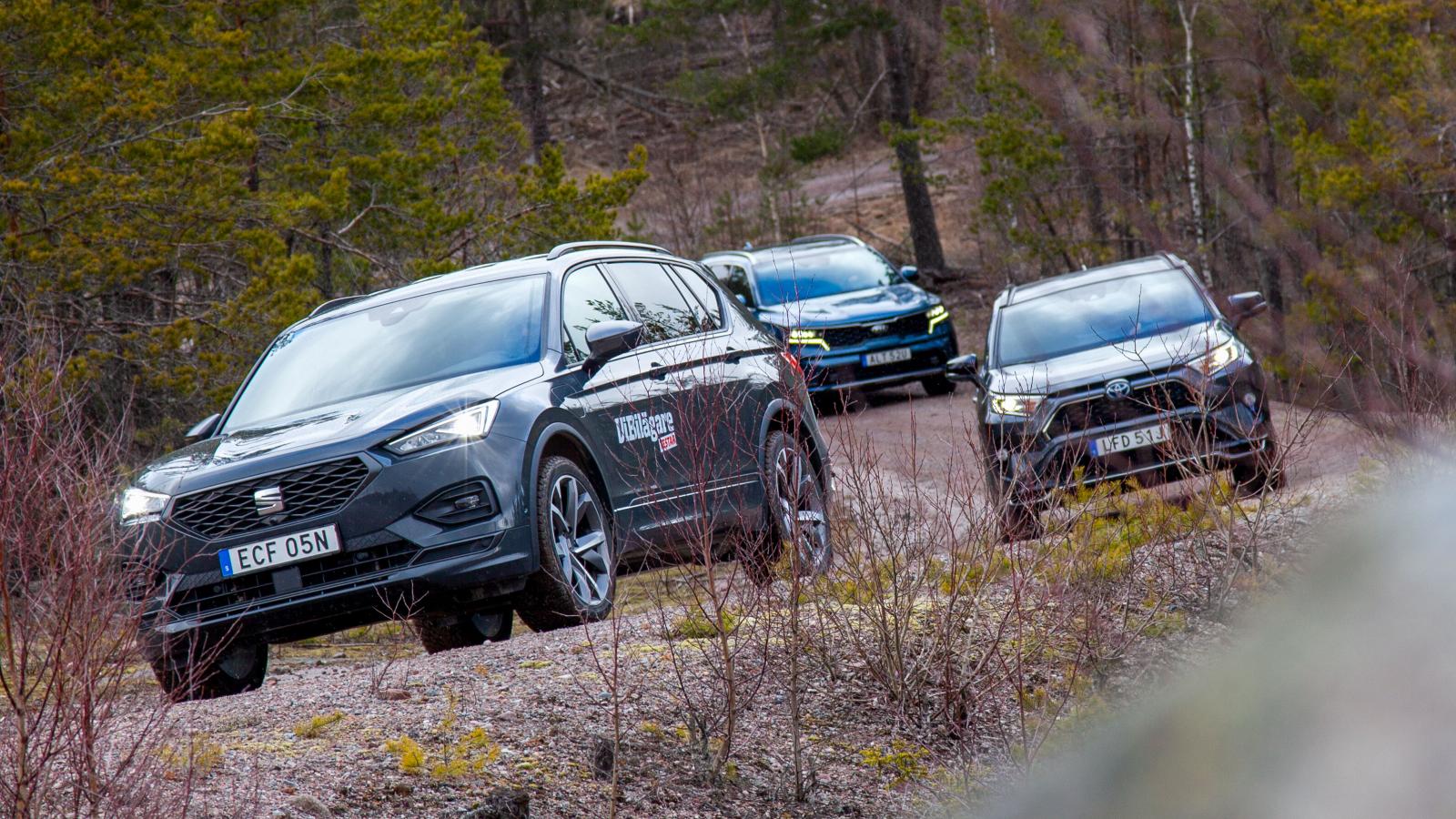 Terrängkörning? Nja, men Seat med framhjulsdrift tar sig fram väl så bra.