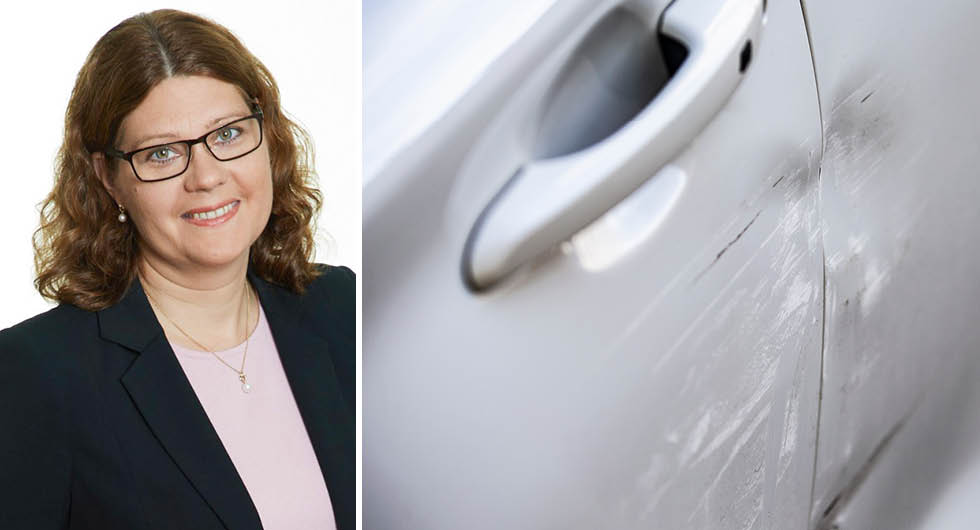 Helen Bernerfalk, jurist på Konsumenternas Försäkringsbyrå, ser både för- och nackdelar med dagens vagnskadegaranti.