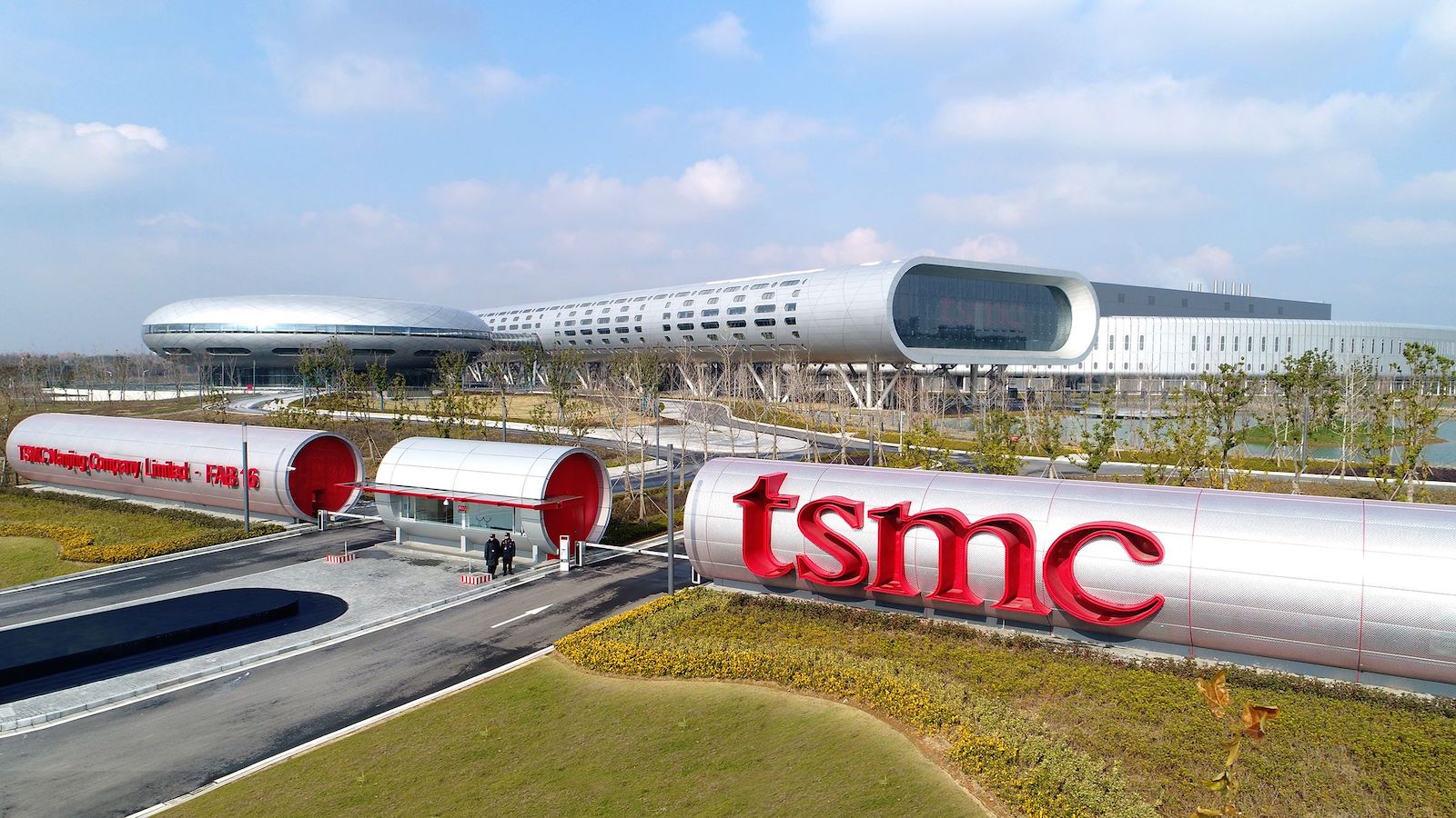 TSMC:s anläggning i Taiwan. Foto: TSMC
