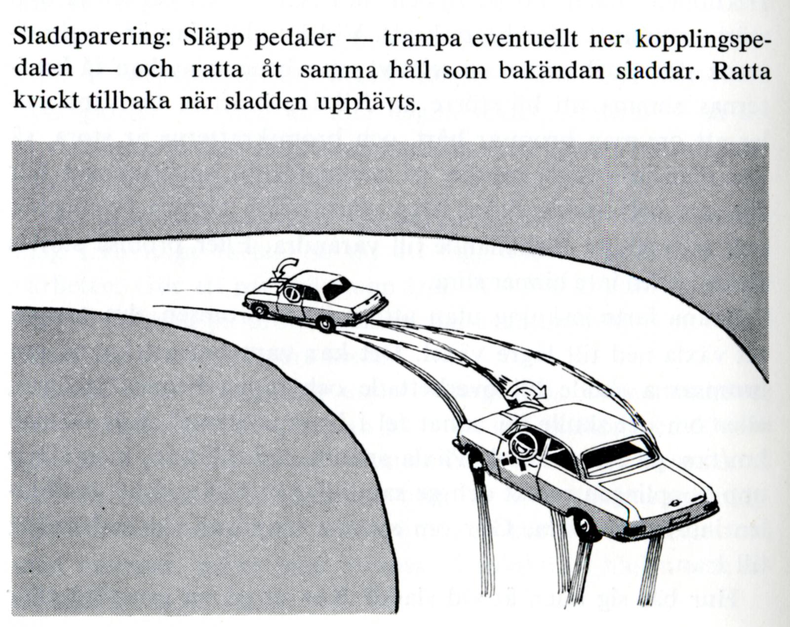 Så här kunde det se ut i Opels instruktionsböcker förr i tiden, när bilarna var bakhjulsdrivna.