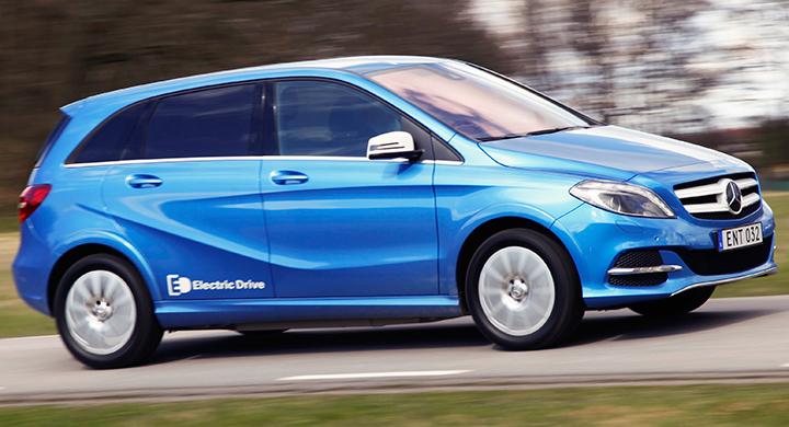 provkorning mercedes b electric drive vi bilagare