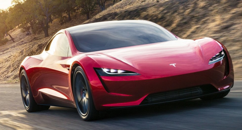 Tesla roadster фото