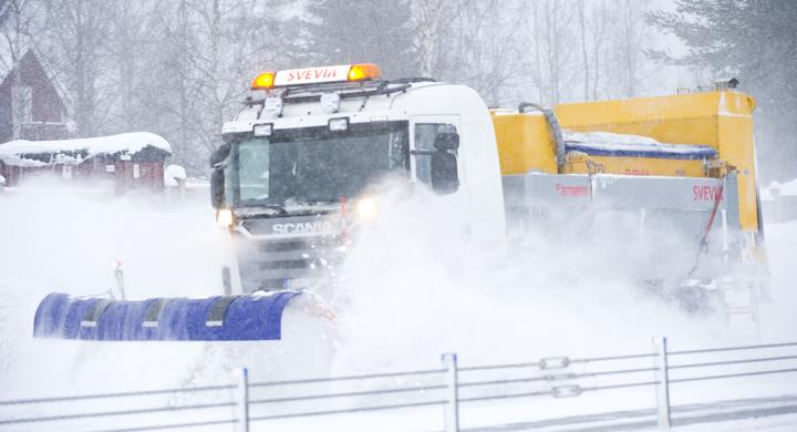Stora skillnader i snöplogning